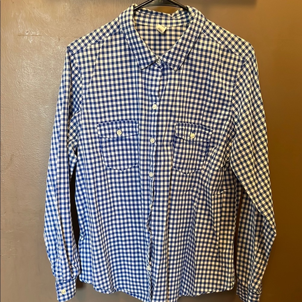 Blue Checkered Women’s Shirt